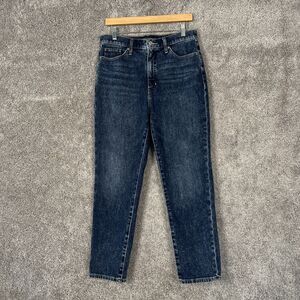 Banana Republic Jeans Womens Size 31 High Rise Skinny Blue Denim Pockets